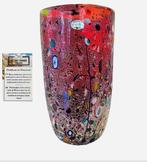 Filippo Maso - Vaas  - Muranoglas en millefiori murrine, Antiek en Kunst, Antiek | Glas en Kristal