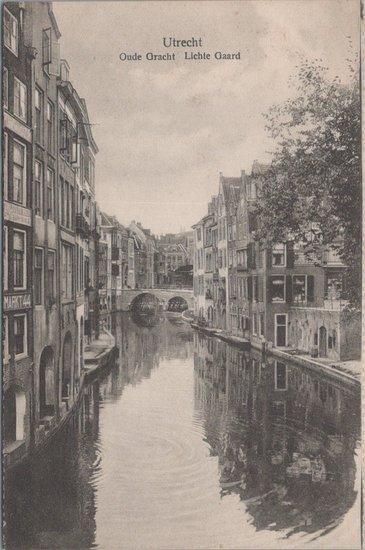 UTRECHT - Oude Gracht. Lichte Gaard, Verzamelen, Ansichtkaarten | Nederland, Verzenden
