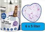 Duvo+ Premium silica - kattenbakvulling - lavendel 6 x 5L, Dieren en Toebehoren, Verzenden, Nieuw