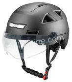Snorscooter Helm E-Light matzwart met vizier (goedgekeurd), Verzenden, Nieuw