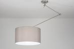 Rietveld Hanglampen - Grijs, Staalgrijs - Stof, Metaal, Huis en Inrichting, Lampen | Hanglampen, Verzenden, Nieuw