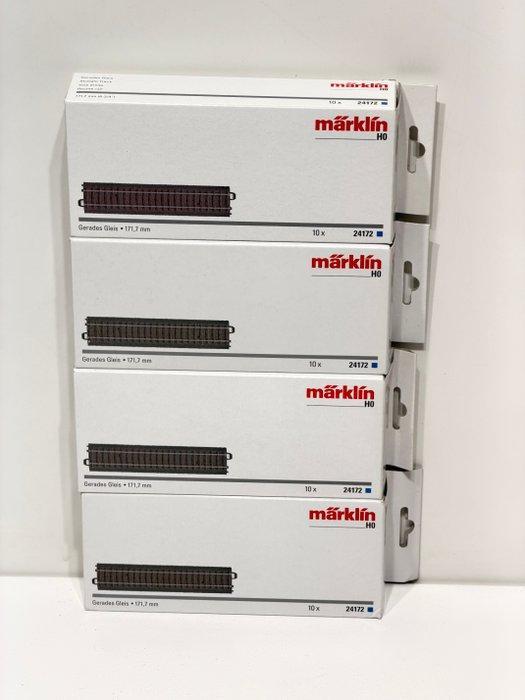 Märklin H0 - 24172 - Modeltreinsporen (40) - C Rails, Hobby en Vrije tijd, Modeltreinen | H0
