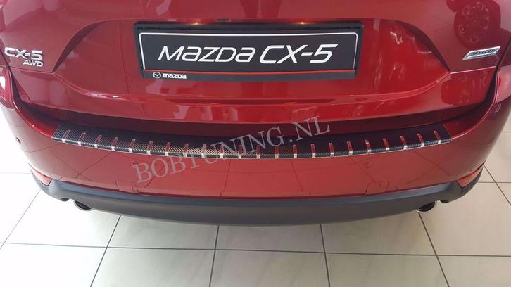 Carbon rvs bumperbescherming Mazda Cx-5 2017-, Auto-onderdelen, Carrosserie en Plaatwerk, Nieuw, Ophalen of Verzenden