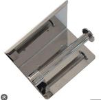 Toiletrolhouder met planchet chroom, Doe-het-zelf en Verbouw, Sanitair, Ophalen of Verzenden, Nieuw, Chroom, Toilet