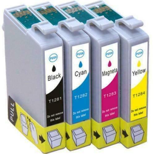 Huismerk Stylus SX230 huismerk T1281-T1284 met chip, Computers en Software, Printerbenodigdheden, Nieuw, Ophalen of Verzenden
