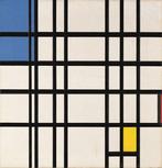 Piet Mondrian (after) - Rhythmus Aus Schwarzen Linen -, Antiek en Kunst