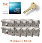 M&C 10 x Matrix Cilinder SKG*** met CERTIFICAAT, Doe-het-zelf en Verbouw, Alarmsystemen, Nieuw, Verzenden