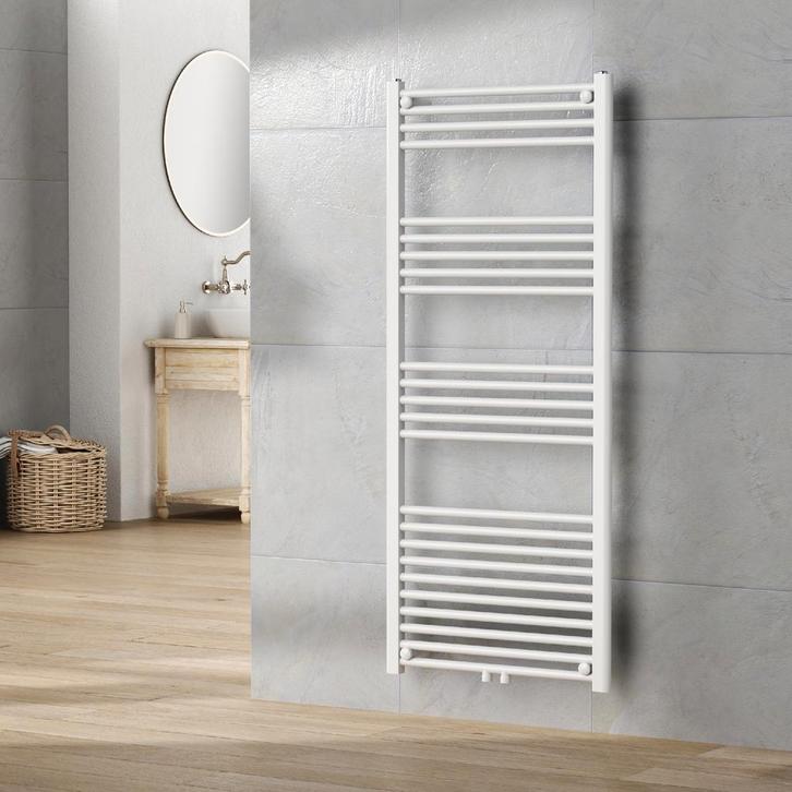 [neu.haus] Handdoekradiator Voss 140x60x3 cm wit, Doe-het-zelf en Verbouw, Verwarming en Radiatoren, Verzenden