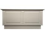 Witte toonbank van 130 cm breed