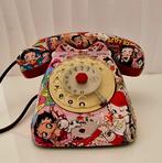 Analoge telefoon - Betty Boop stripverhaal - handgemaakt