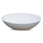 Waskom Luca Sanitair Ovaal 57x40x14cm Solid Surface 25mm Mat, Ophalen of Verzenden, Nieuw, Overige typen