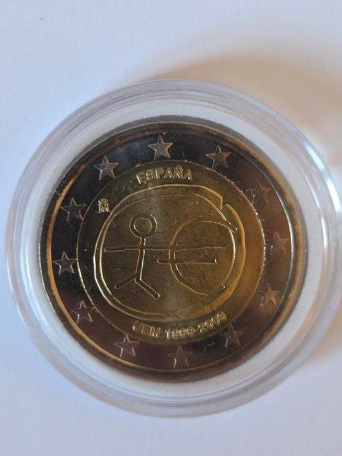 Spanje. 2 Euro 2009 10 Años Euro- Con estrellas grandes, Postzegels en Munten, Munten | Europa | Euromunten