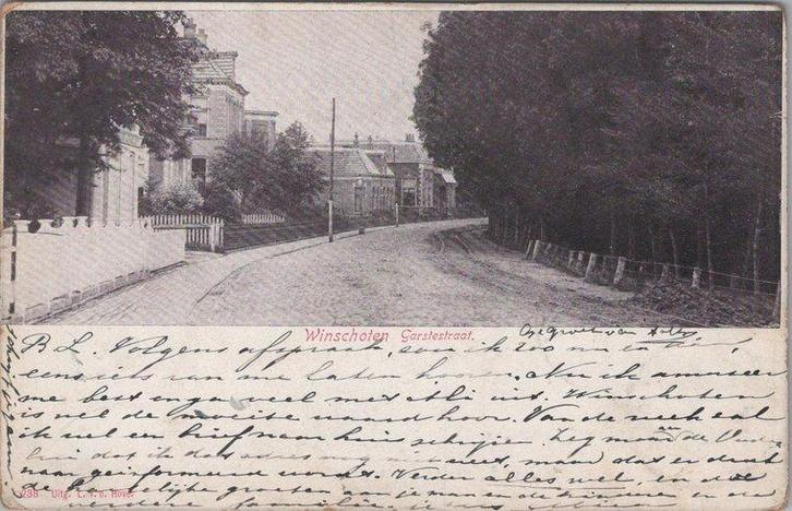 WINSCHOTEN - Garstestraat, Verzamelen, Ansichtkaarten | Nederland, Verzenden