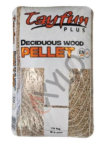 Houtpellets eiken EN+a1 Tayfun plus zak 15kg beschikbaar voor biedingen