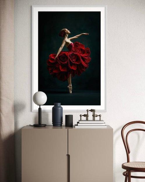 La chibroneuse - La Rose Étoile - XL, Antiek en Kunst, Kunst | Schilderijen | Modern