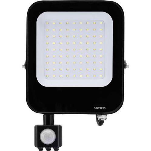 LED Bouwlamp met Bewegingssensor - LED Schijnwerper - Aigi, Doe-het-zelf en Verbouw, Bouwverlichting, Lamp met armatuur, Nieuw