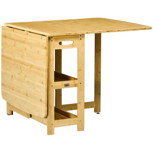 TRUUSK Eettafel, Klaptafel, Eetkamertafel, Keukentafel Met O, Huis en Inrichting, Tafels | Eettafels, Nieuw, Verzenden
