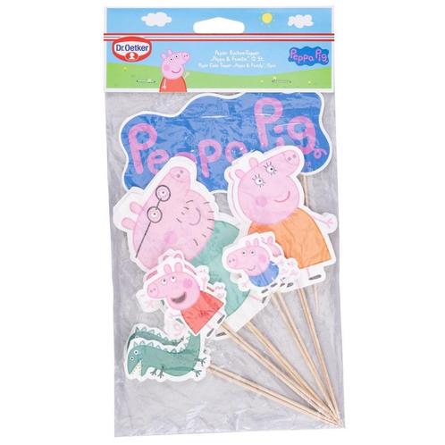 Dr.Oetker Peppa Pig Taartprikkers 12st., Hobby en Vrije tijd, Taarten en Cupcakes maken, Nieuw, Verzenden