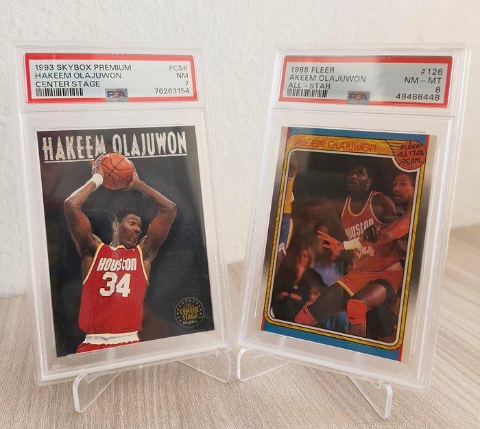 1993, 1988 Skybox Skybox Hakeem Olajuwon #CS6; #126 Graded, Verzamelen, Stickers