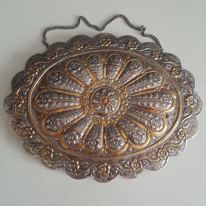 Spiegel - .900 zilver - Ottomaanse antieke sultans, Antiek en Kunst, Kunst | Niet-Westerse kunst