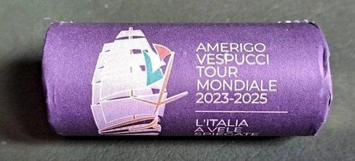 Italië. 2 Euro 2025 Amerigo Vespucci (25 monete) in, Postzegels en Munten, Munten | Europa | Euromunten