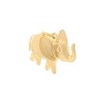 Gouden hanger van een olifant (Hanger of bedel), Sieraden, Tassen en Uiterlijk, Bedels, Ophalen of Verzenden, Gebruikt, Goud, Overige merken