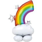 Helium Ballon Regenboog Standaard Leeg 1,27m, Hobby en Vrije tijd, Feestartikelen, Verzenden, Nieuw