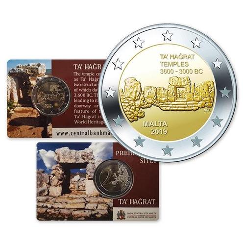 Malta 2 Euro Ta Hagrat 2019 Coincard, Postzegels en Munten, Munten | Europa | Euromunten, Verzenden