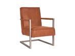 Trend Living Quin Fauteuil - Bruin - Microfiber - Vintage, Huis en Inrichting, Verzenden, Nieuw
