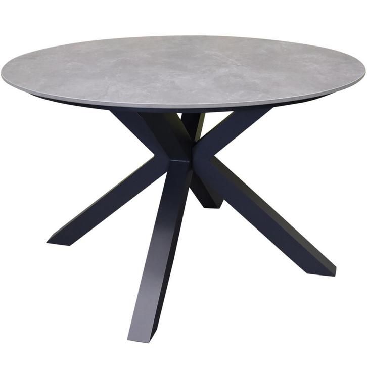 Puccini dining tuintafel 120xH75 cm rond met ceramic blad, Tuin en Terras, Tuintafels, Nieuw, Ophalen of Verzenden
