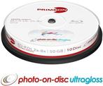 Primeon BD-R 25 GB Full-Printable Glossy 10x Speed Cakebo..., Verzenden, Nieuw