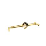 Gouden broche van een hoefijzer (vintage, veer broche, veer), Sieraden, Tassen en Uiterlijk, Broches, Ophalen of Verzenden, Gebruikt