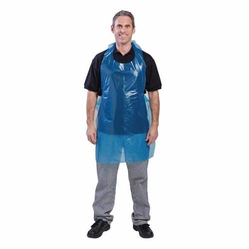 Wegwerp schorten - 100 stuks - blauw, Zakelijke goederen, Horeca | Keukenapparatuur, Nieuw in verpakking, Reinigen, Verzenden