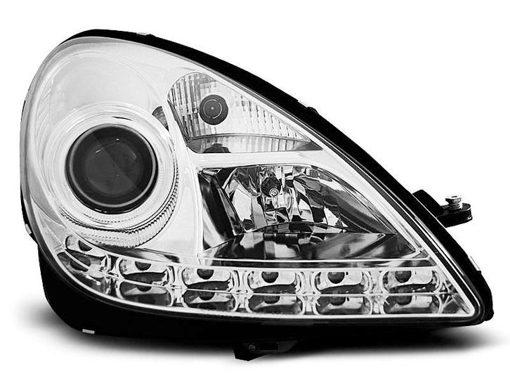 Koplampen Devil Eyes | Mercedes R171 SLK 2004-2011 | chroom, Auto-onderdelen, Verlichting, Nieuw, Verzenden