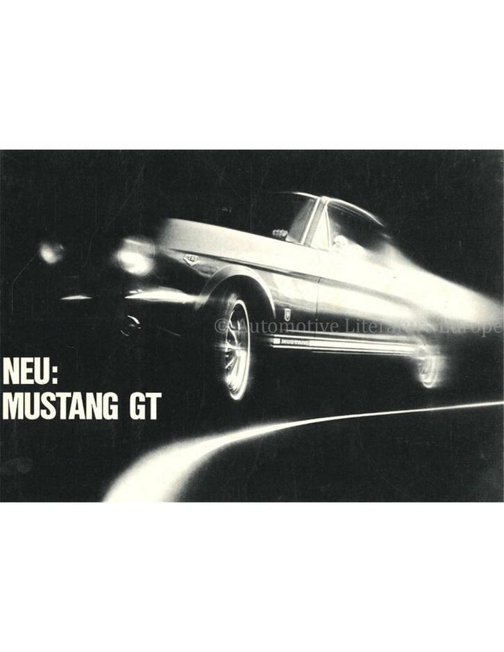 1966 FORD MUSTANG BROCHURE DUITS, Boeken, Auto's | Folders en Tijdschriften