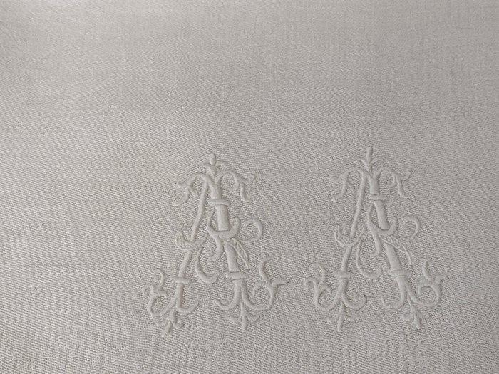 Servet (11) - 77 cm - 63 cm, Antiek en Kunst, Antiek | Kleden en Textiel