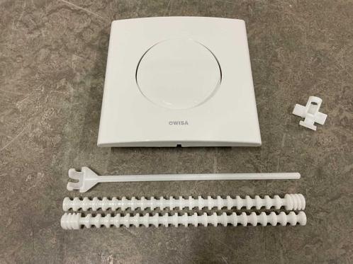 Veiling - 2x Wisa bedieningsplaat met spoelonderbreking 16x1, Doe-het-zelf en Verbouw, Sanitair