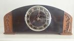 Pendule - Art Deco Eiken - Bakeliet- messing- chrome -, Antiek en Kunst, Antiek | Klokken