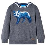 vidaXL Kindertrui 128 gemêleerd marineblauw, Verzenden, Nieuw