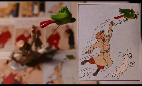 Tintin - Figurine Pixi 4533 - Tintin, Milou et le perroquet, Boeken, Strips | Comics