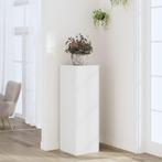 vidaXL Plantenstandaard 33x33x100 cm bewerkt hout wit, Verzenden, Nieuw
