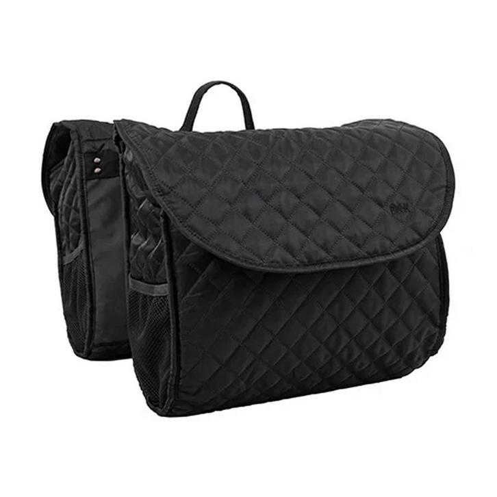 Beck Dubbele Fietstas Quilt  Zwart, Fietsen en Brommers, Fietsaccessoires | Fietstassen, Nieuw, Verzenden