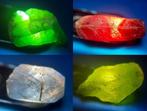 32,7 ct - POKER GEMS - Natuurlijke smaragd, robijn, saffier,, Verzamelen, Mineralen en Fossielen