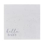 Servetten Hello Baby 16,5cm 16st, Verzenden, Nieuw