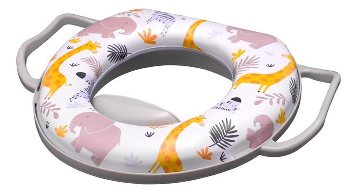 Lorelli Soft Training Seat Animals Grey Toiletverkleiner, Kinderen en Baby's, Badjes en Verzorging, Nieuw, Verzenden