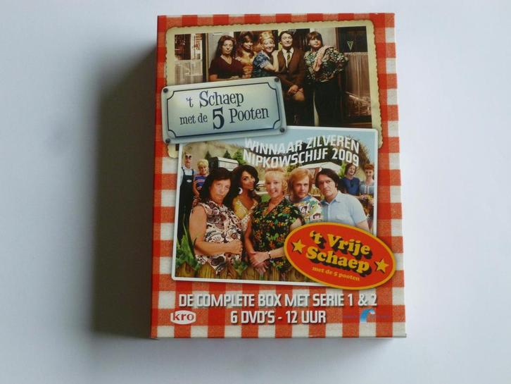t Schaep met de 5 Pooten / t Vrije Schaep - De Complete Bo, Cd's en Dvd's, Dvd's | Tv en Series, Zo goed als nieuw, Verzenden