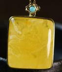 natuurlijke amber - Amulet - 5.398 g