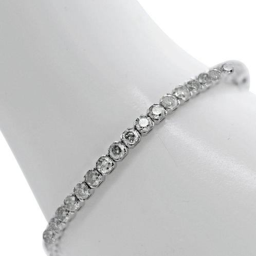 Zonder Minimumprijs - Armband - 14 karaat Witgoud - 7.50ct., Sieraden, Tassen en Uiterlijk, Armbanden