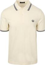 Fred Perry Polo M3600 Ecru Y24 maat L Heren, Maat 52/54 (L), Verzenden, Wit, Nieuw