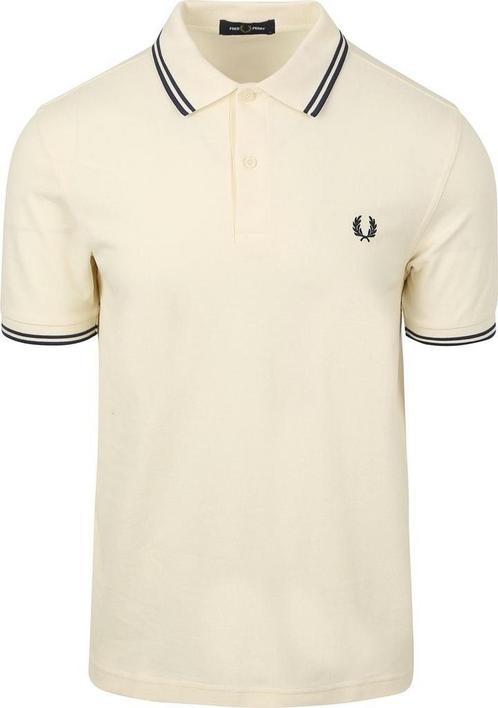 Fred Perry Polo M3600 Ecru Y24 maat L Heren, Kleding | Heren, Polo's, Wit, Nieuw, Maat 52/54 (L), Verzenden